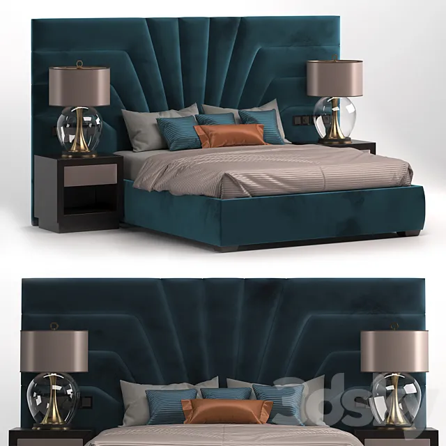 The Sofa & Chair Company Bedroom 3D Model