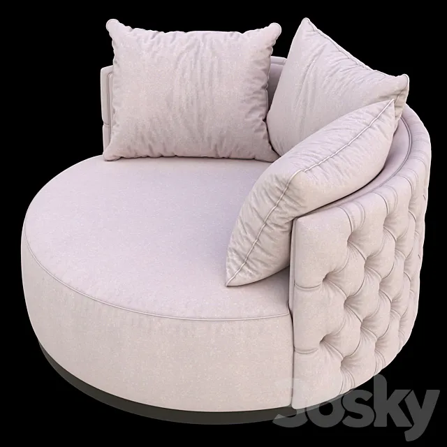 The Sofa & Chair Company Oscar Love Seat 3DModel