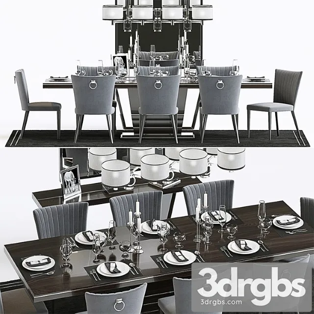 The sofa & chair company set 12 2 3D Model Free