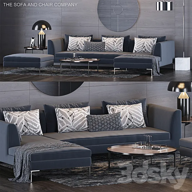The Sofa & Chair Company Set 8 3DModel