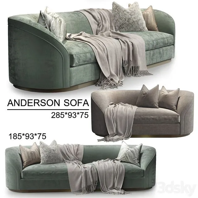 The Sofa & Chair Company_ANDERSON sofa 3D Model