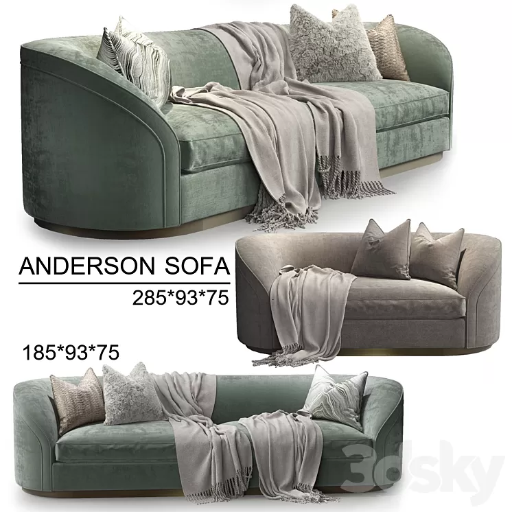 The Sofa & Chair Company_ANDERSON sofa 3D Model