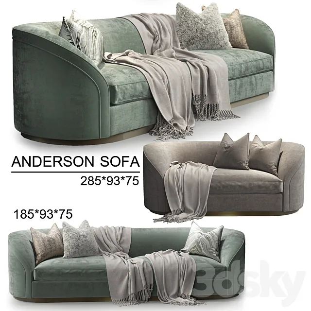 The Sofa & Chair Company_ANDERSON sofa 3D Model