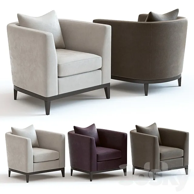 The Sofa & Chair Linnell Armchair 3D Model