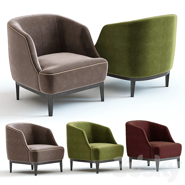 The Sofa & Chair Lloyd Armchair 3D Model