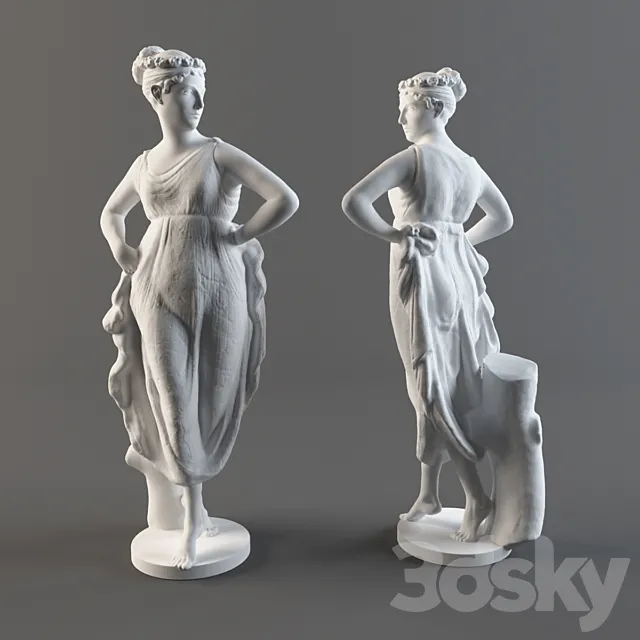 The statue "Dancer" 3D Model