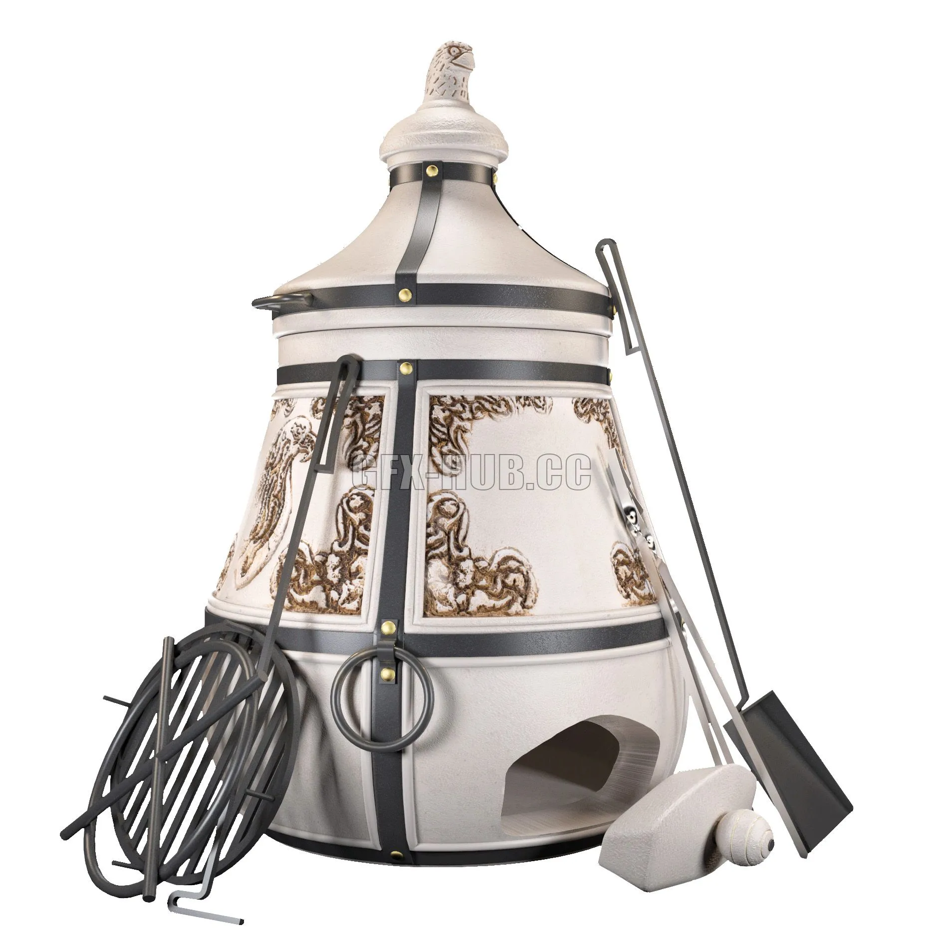 The steppe tandoor 3D Model