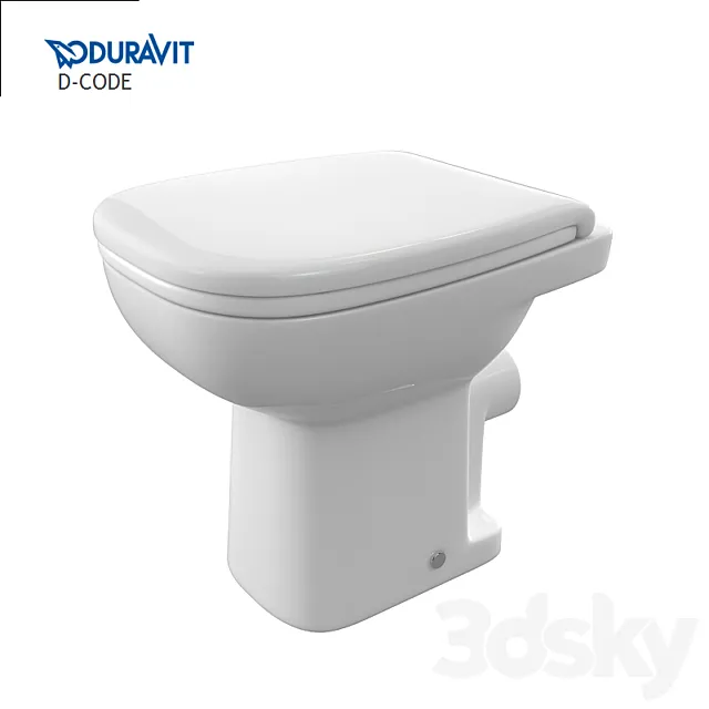 The toilet floor Duravit. 3DModel