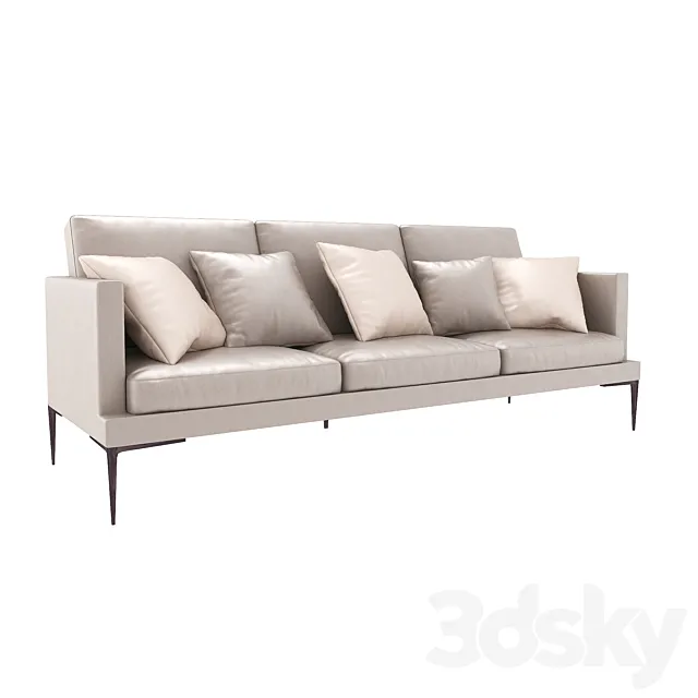 The upholstered sofa Segno 3D Model