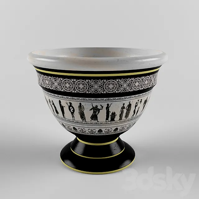 The vase in the Greek style 3DModel