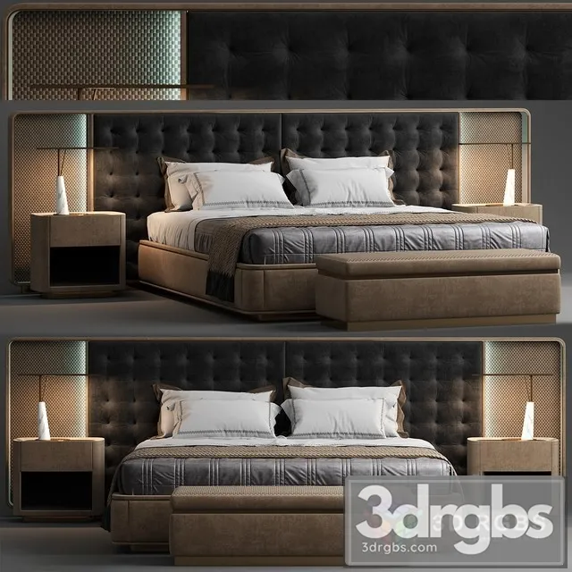 The Visionnaire Ripley Bed 3D Model Free