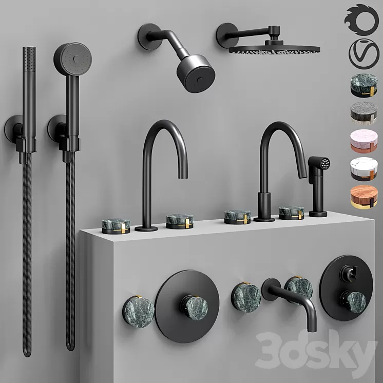 the watermark collection elements 3D Model