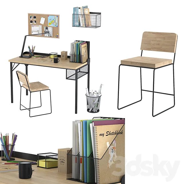 The_Sarai Workplace 3D Model