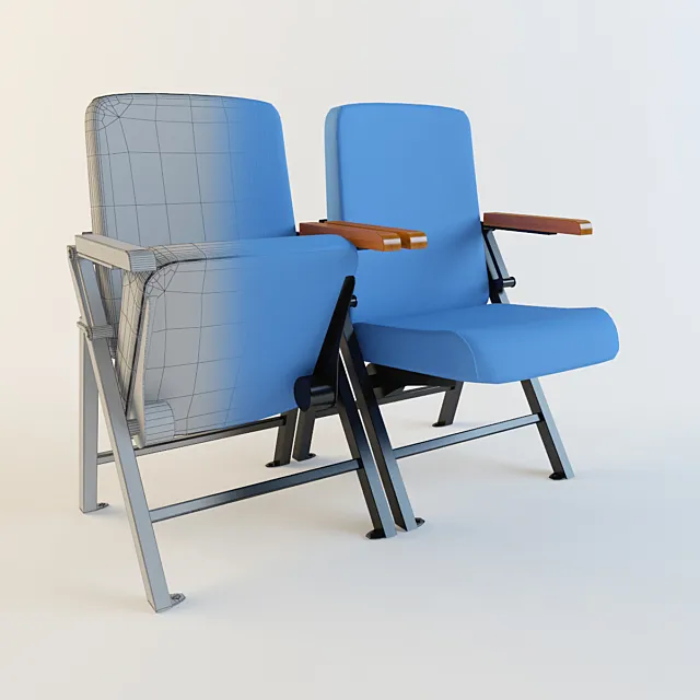 Theater Chair 3D Model