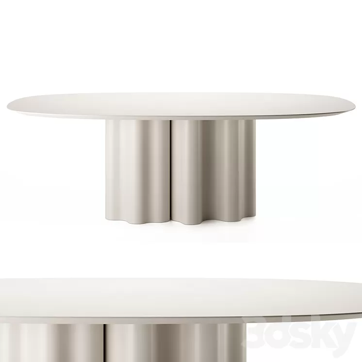 THEATRO MAGICO | Oval table by Saba Italia 3D Model Free