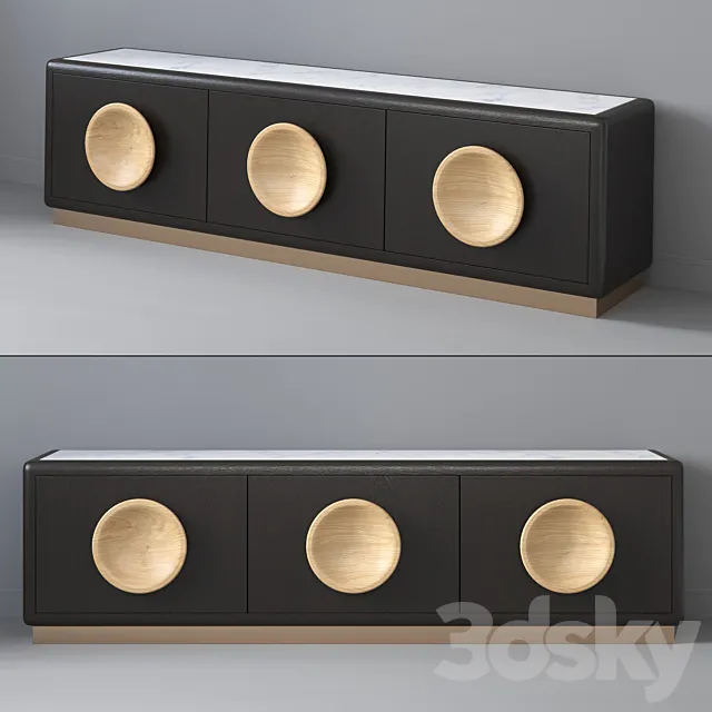 Theodore Alexander Collins TV Cabinet 3D Model