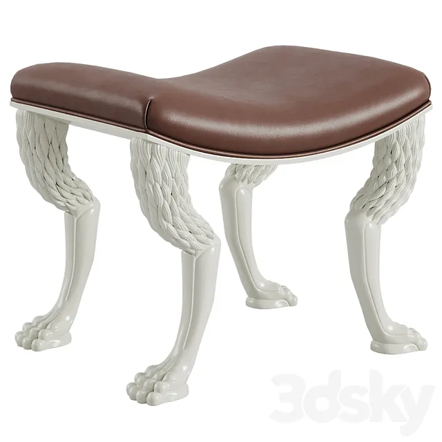 Theodore Alexander NOB HILL STOOL 3DModel