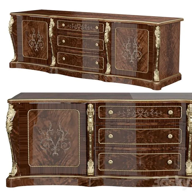 Theodore Alexander Overson Media 3D Model