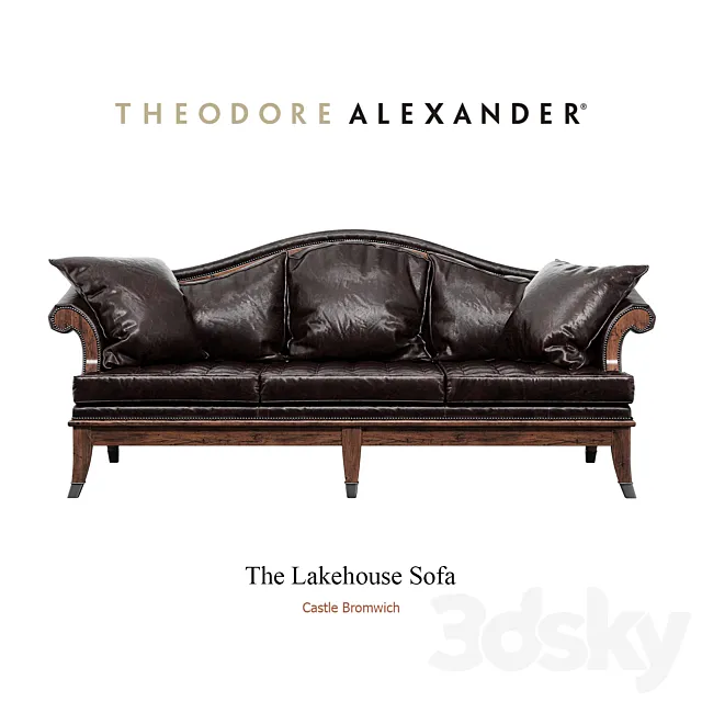 Theodore Alexander The Lakehouse Sofa 3D Model