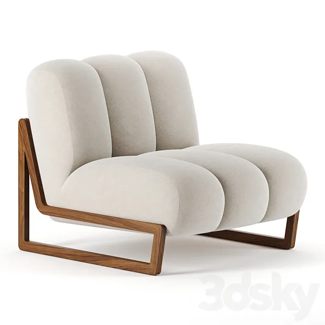 Theodore Armchair by Humbert & Poyet 3DModel