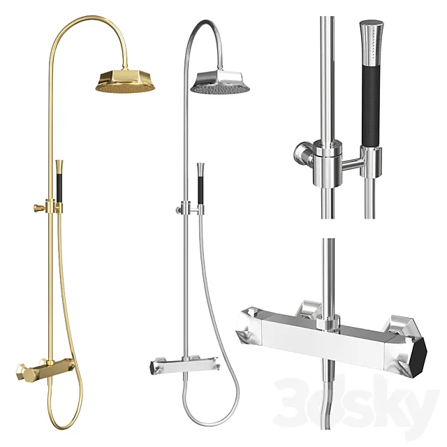 Thermostatic shower Cisal Cherie 3DModel