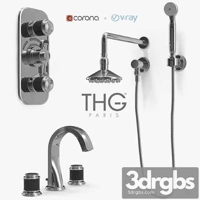 THG Paris Jaipur Shower Set 3D Model Free