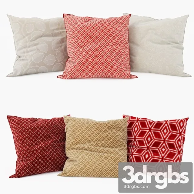 Thibaut - decorative set 4 3D Model Free