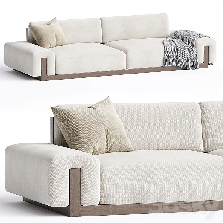 THIERRY LEMAIRE U Sofa 3D Model Free