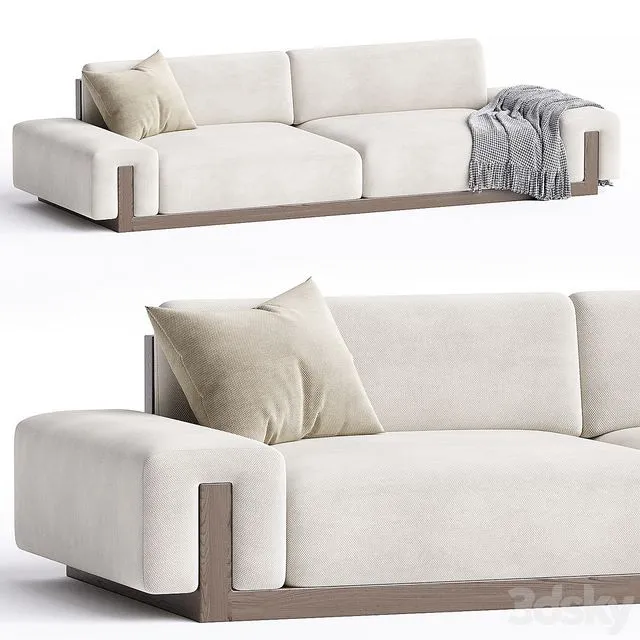 THIERRY LEMAIRE U Sofa 3D Model