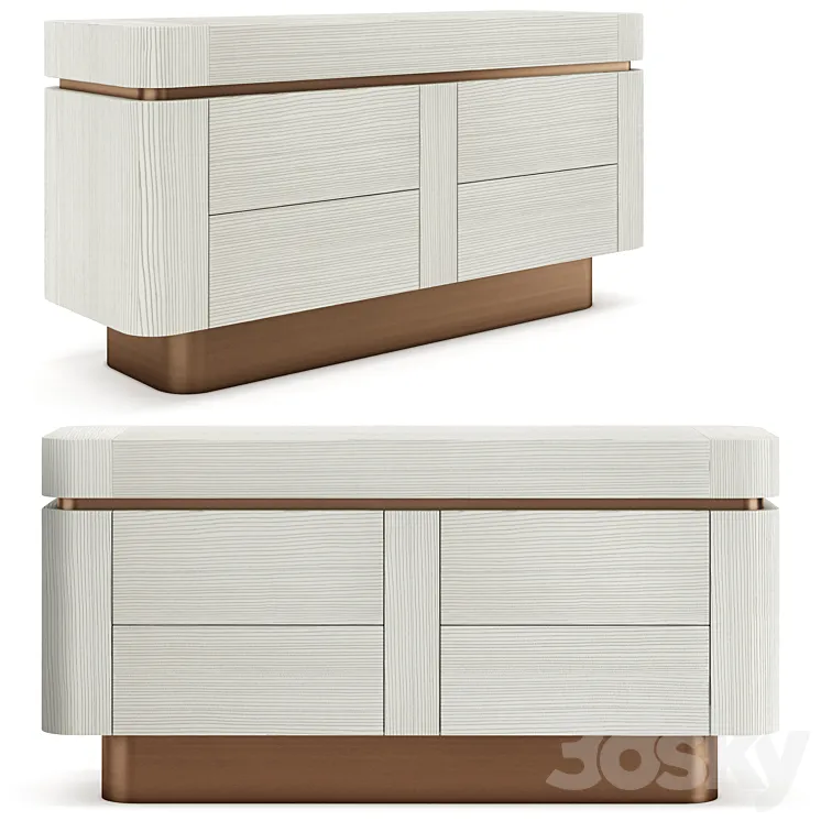 Thierry Lemaire VOUDHIR Bedside table 3D Model Free