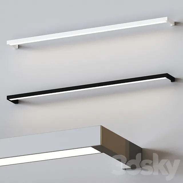 Thin-Line LED Wall Light by Robert Sonneman 3D Model