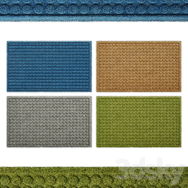 Thirsty dots doormat collection 3D Model