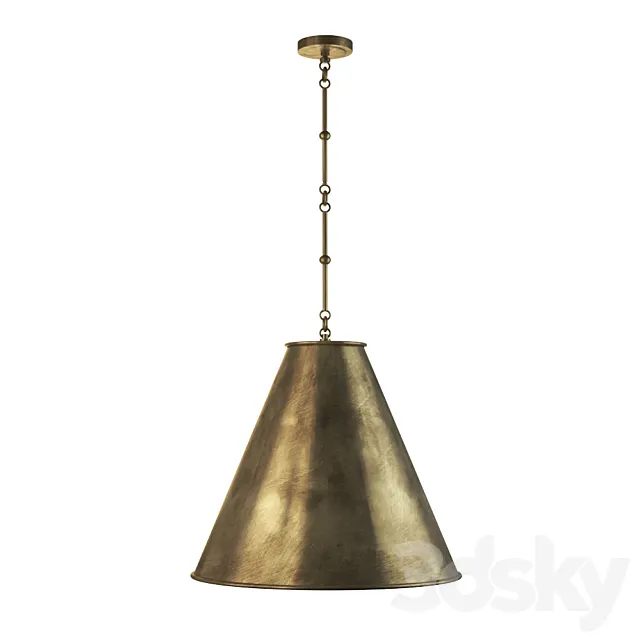 Thomas OBrien Goodman Hand-Rubbed Antique Brass 3D Model