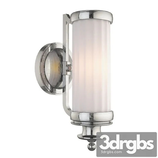 Thomas Obrien Milton Road 1 Light 5 Inch Polished Nickel Bath Wall Light 3D Model Free
