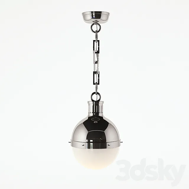 Thomas O'Brien Modern Hicks Small Pendant (Polished Nicke) 3D Model