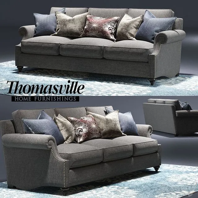 Thomasville Ancil sofa 3D Model