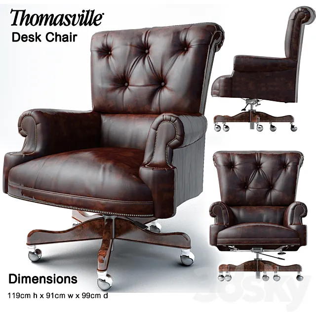 Thomasville Desk chair 3D Model