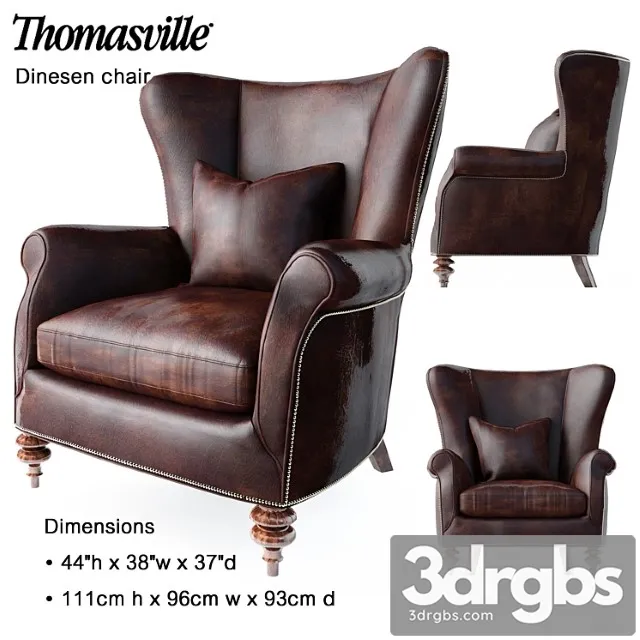 Thomasville Dinesen Chair 3D Model Free