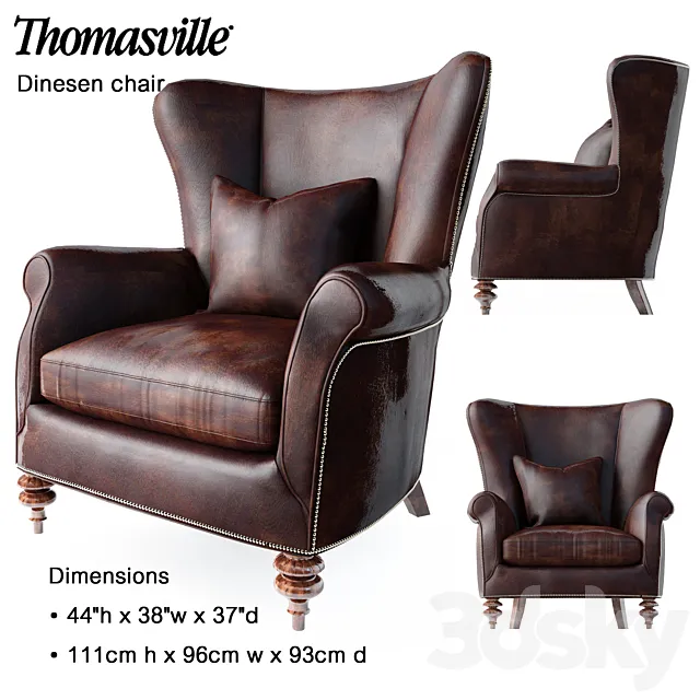 Thomasville Dinesen chair 3DModel