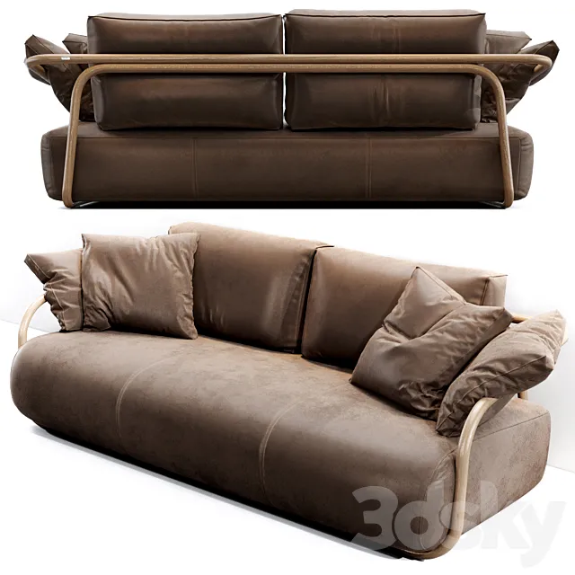 Thonet 2002 Leather 3DModel