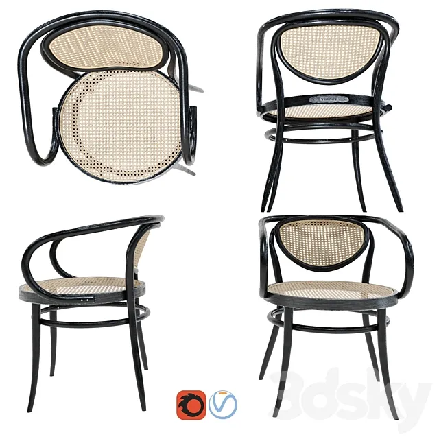 Thonet chair 3D Model