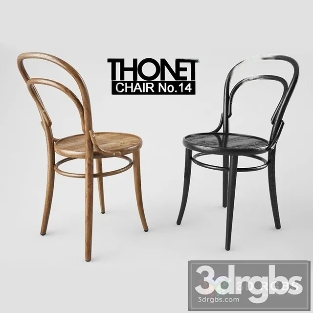 Thonet NO 14 Chair 3D Model Free