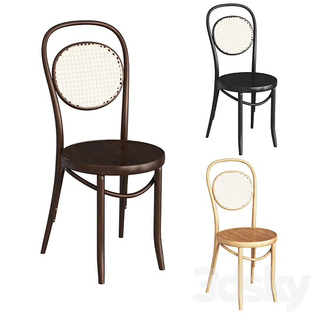 Thonet No.15 Valois Chair 3D Model