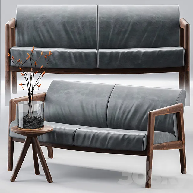 Thonet sofa 3D Model