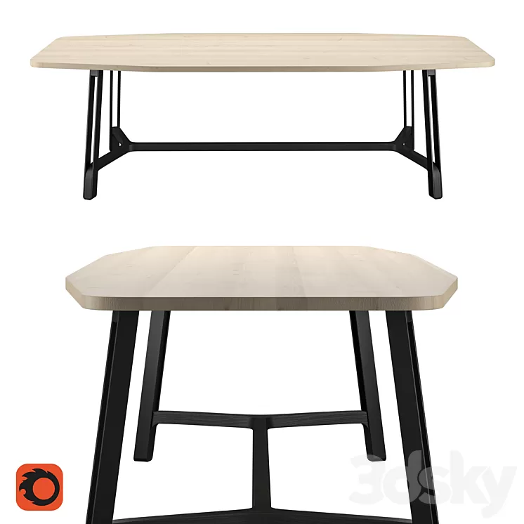 Thonet table 3D Model