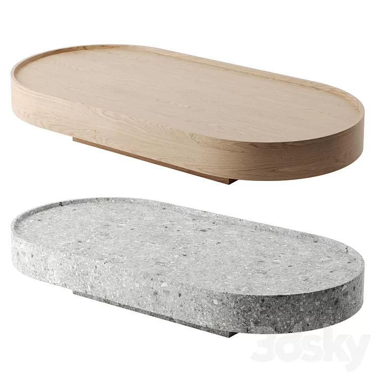 Thoronet coffee table by Collector 3D Model Free