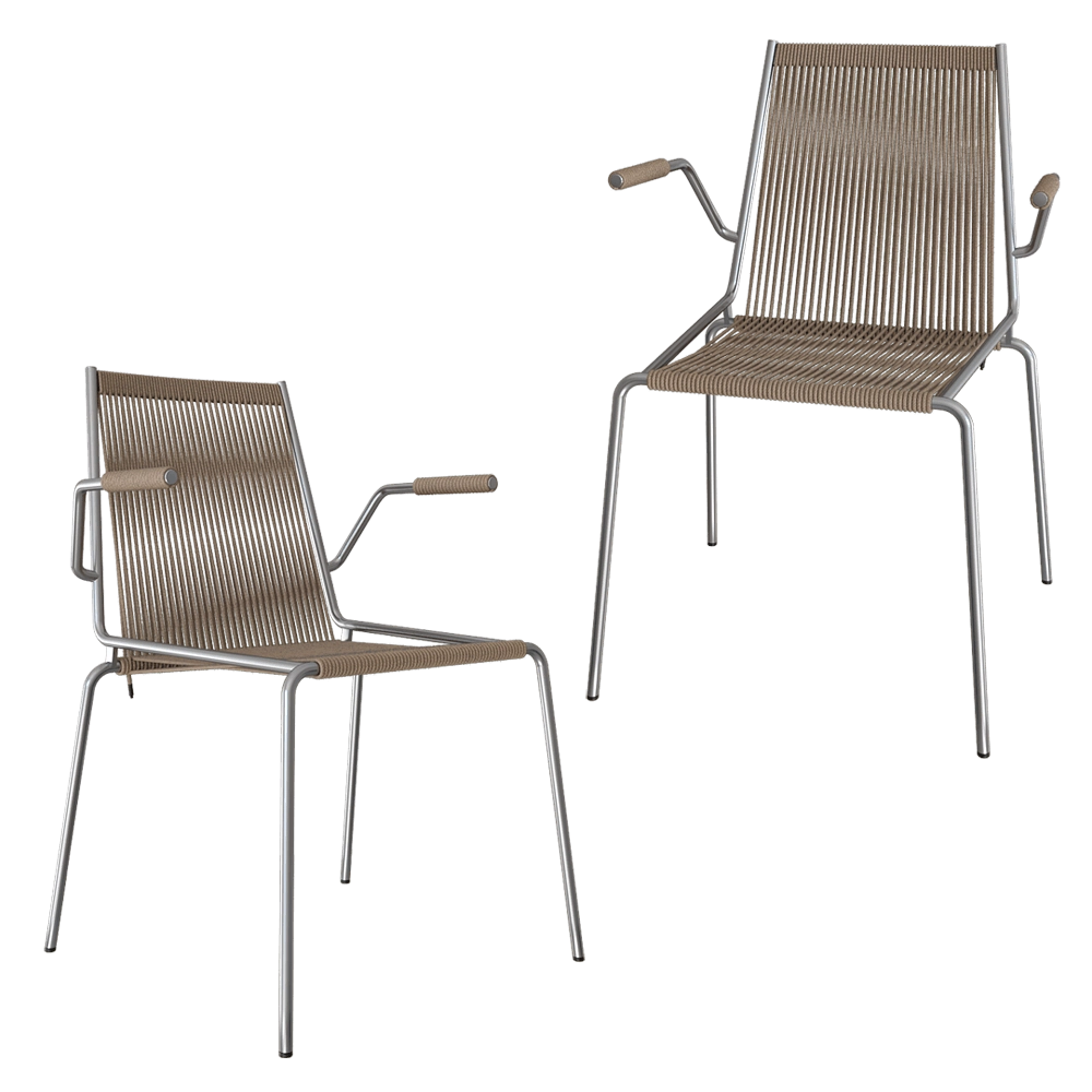 Thorup Copenhagen - Chair with armrest Noel 3D Model
