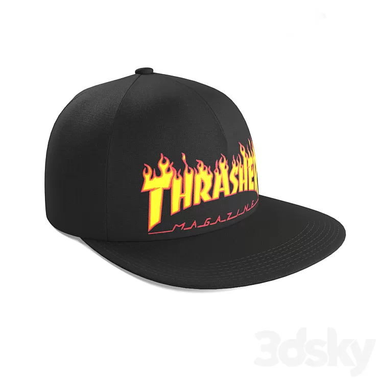 thrasher cap 3D Model