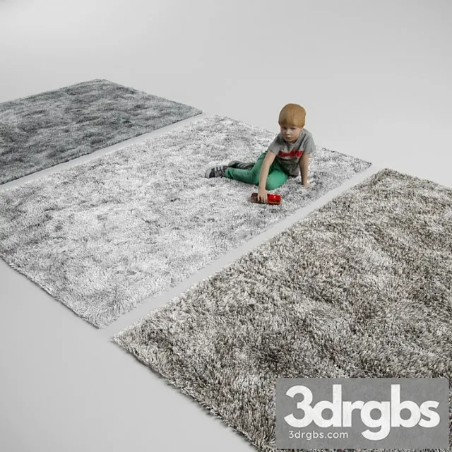 Three carpet 2 3D Model Free
