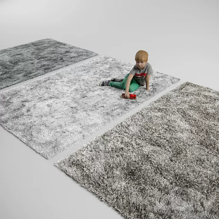 Three carpet 2 3D Model